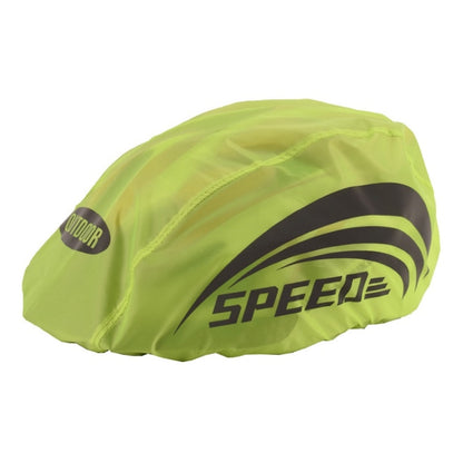 หมวกกันน็อคขี่จักรยาน 2 ชิ้น Rain Cover ฝาครอบหมวกนิรภัยแบบสะท้อนแสงกลางแจ้ง, Free Size