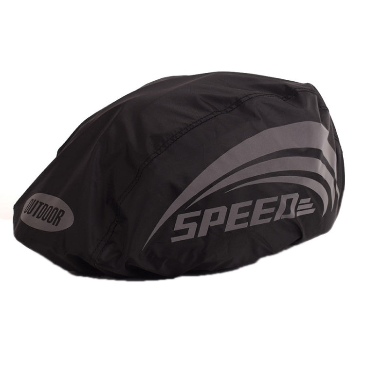 หมวกกันน็อคขี่จักรยาน 2 ชิ้น Rain Cover ฝาครอบหมวกนิรภัยแบบสะท้อนแสงกลางแจ้ง, Free Size
