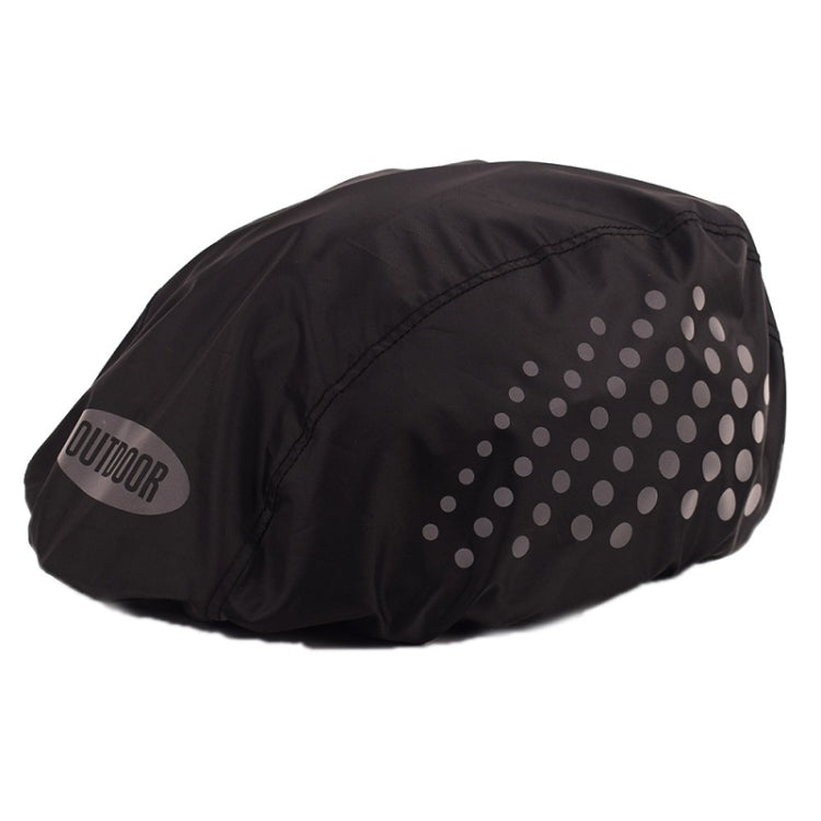 หมวกกันน็อคขี่จักรยาน 2 ชิ้น Rain Cover ฝาครอบหมวกนิรภัยแบบสะท้อนแสงกลางแจ้ง, Free Size