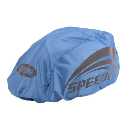 หมวกกันน็อคขี่จักรยาน 2 ชิ้น Rain Cover ฝาครอบหมวกนิรภัยแบบสะท้อนแสงกลางแจ้ง, Free Size