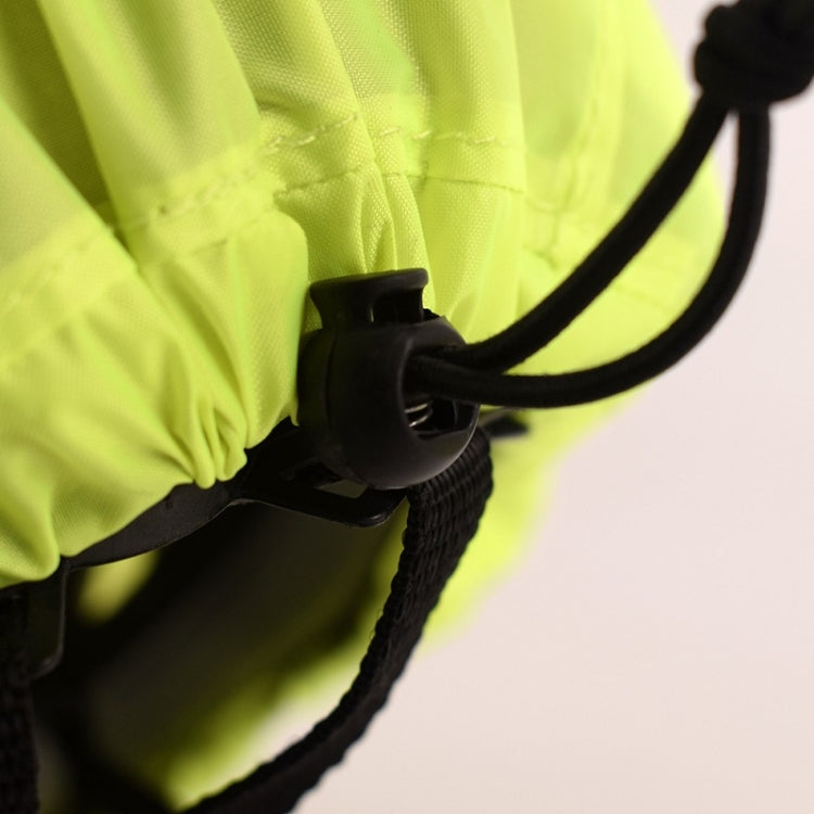 หมวกกันน็อคขี่จักรยาน 2 ชิ้น Rain Cover ฝาครอบหมวกนิรภัยแบบสะท้อนแสงกลางแจ้ง, Free Size