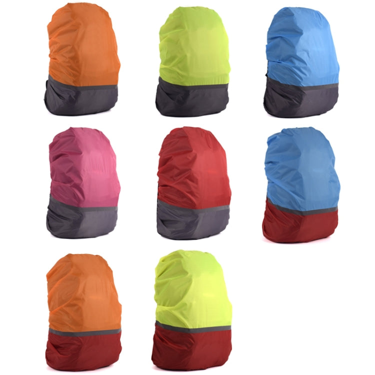 2 ชิ้นกลางแจ้งปีนเขาจับคู่สีกระเป๋าเป้สะพายหลังเรืองแสง Rain Cover, S 18-30L, M 30-40L, L 45-55L, XL 58-70L