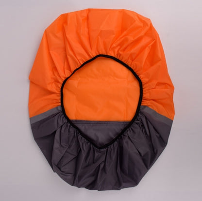 2 ชิ้นกลางแจ้งปีนเขาจับคู่สีกระเป๋าเป้สะพายหลังเรืองแสง Rain Cover, S 18-30L, M 30-40L, L 45-55L, XL 58-70L