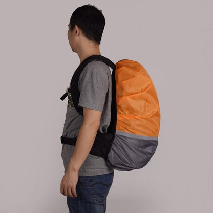 2 ชิ้นกลางแจ้งปีนเขาจับคู่สีกระเป๋าเป้สะพายหลังเรืองแสง Rain Cover, S 18-30L, M 30-40L, L 45-55L, XL 58-70L