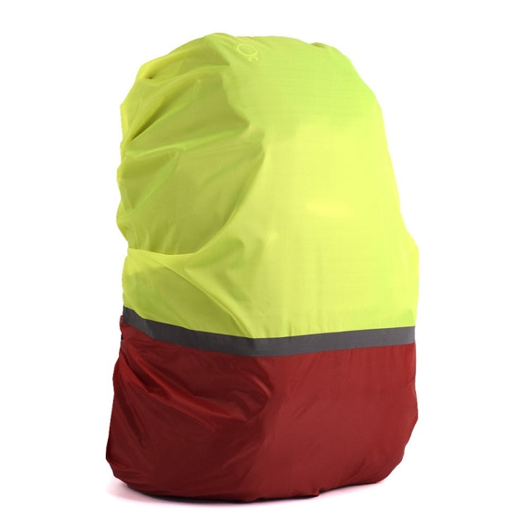 2 ชิ้นกลางแจ้งปีนเขาจับคู่สีกระเป๋าเป้สะพายหลังเรืองแสง Rain Cover, S 18-30L, M 30-40L, L 45-55L, XL 58-70L