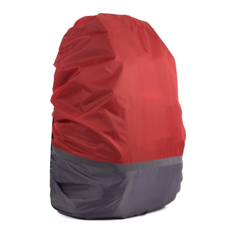 2 ชิ้นกลางแจ้งปีนเขาจับคู่สีกระเป๋าเป้สะพายหลังเรืองแสง Rain Cover, S 18-30L, M 30-40L, L 45-55L, XL 58-70L