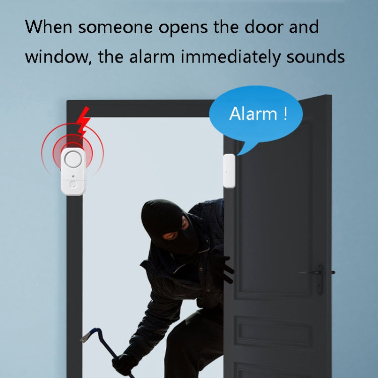 N911S สัญญาณกันขโมยประตูหน้าต่างบ้านประตูบ้าน Magnetic Wireless Anti-Theft Alarm