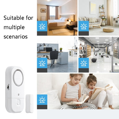 N911S สัญญาณกันขโมยประตูหน้าต่างบ้านประตูบ้าน Magnetic Wireless Anti-Theft Alarm