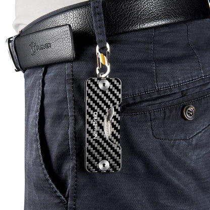 ใหม่ นำ Mini Key Storage Key Bag Male Car Multi-Function Key Clip Buckle, Key Clip
