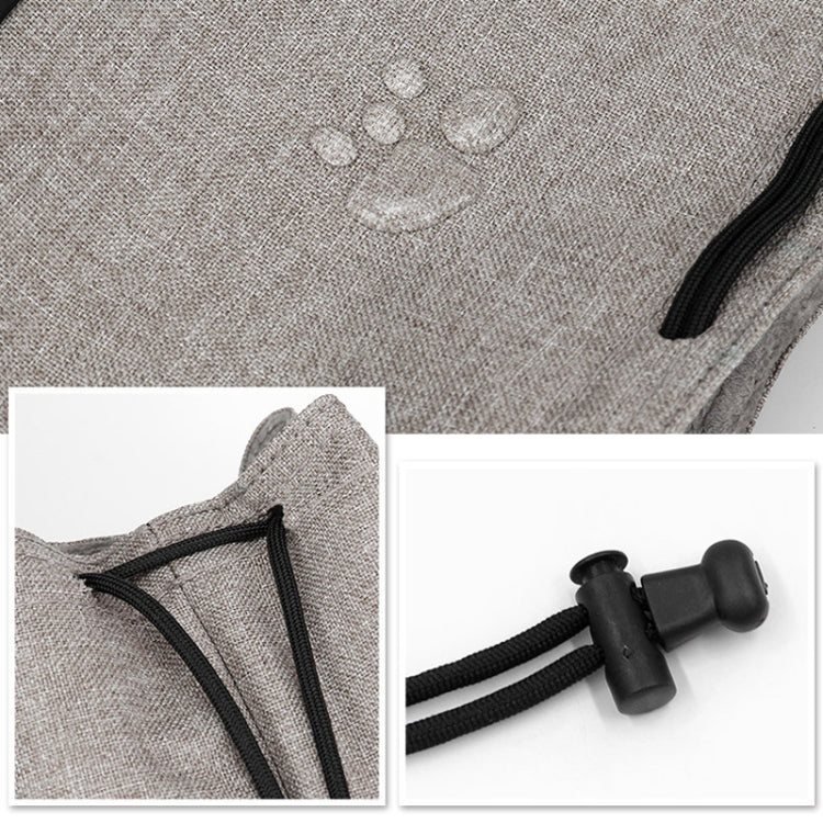 Baona กระเป๋ากล้องกันน้ำ Micro SLR ฝาครอบป้องกัน Drawstring Pouch Bag, Small Gray, Medium Gray, Large Gray