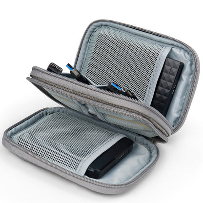 Baona BN-C003 ฝาครอบป้องกันฮาร์ดดิสก์แบบพกพากระเป๋าใส่ฮาร์ดดิสก์แบบพกพา, Double-layer (Gray), Double-layer (Black), Single-layer (Gray), Single-layer (Black)