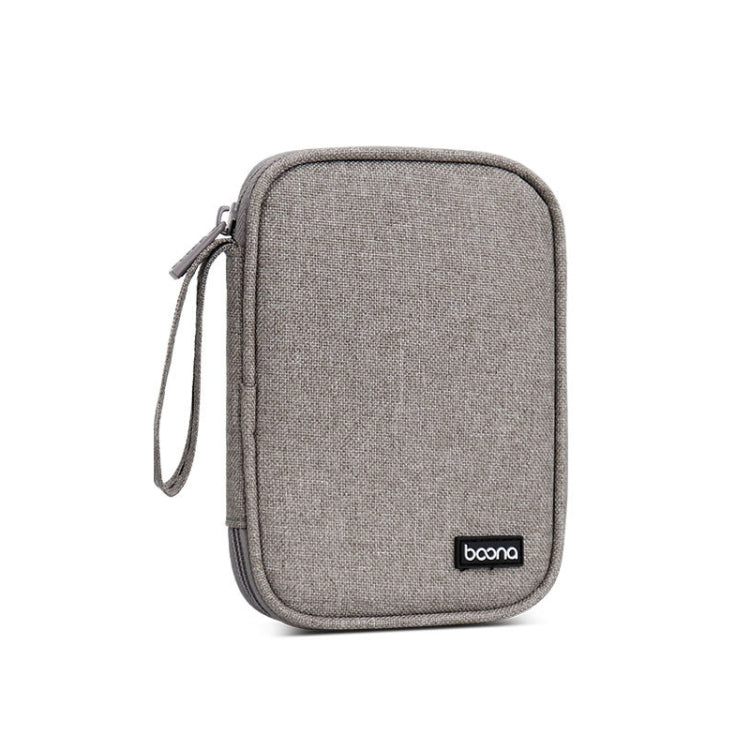 Baona BN-C003 ฝาครอบป้องกันฮาร์ดดิสก์แบบพกพากระเป๋าใส่ฮาร์ดดิสก์แบบพกพา, Double-layer (Gray), Double-layer (Black), Single-layer (Gray), Single-layer (Black)