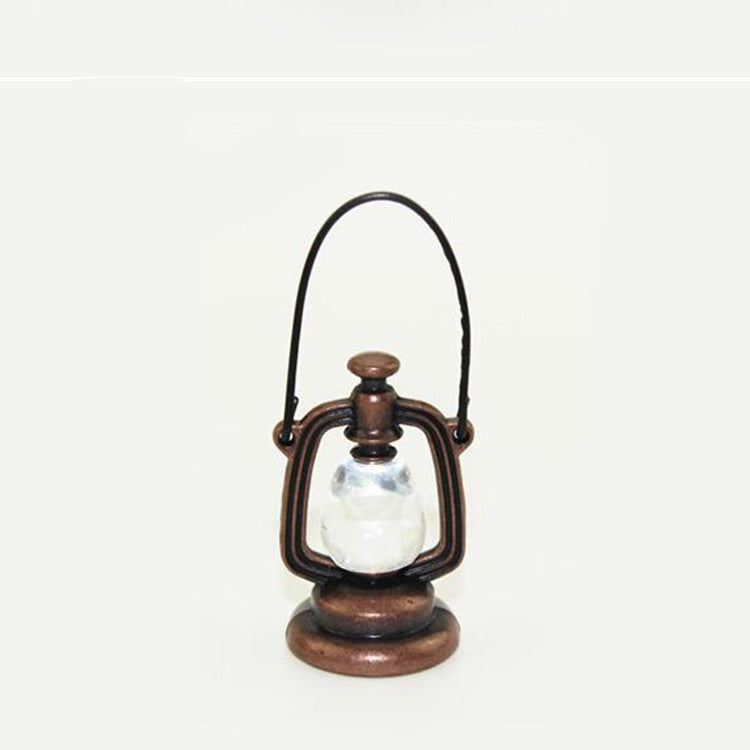 Retro โคมไฟน้ำมันบ้านตุ๊กตา Miniature ห้องครัวห้องนั่งเล่นอุปกรณ์เสริมเด็กเล่นบทบาทของเล่น