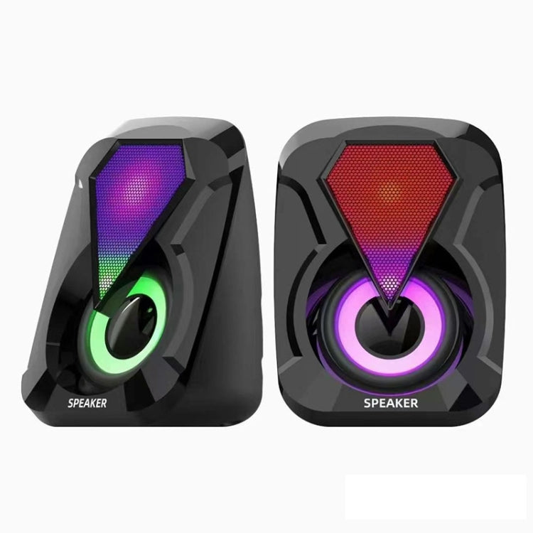 ลำโพงคอมพิวเตอร์แบบมีสาย USB โฮมเดสก์ท็อปเกมเสียง, 1053