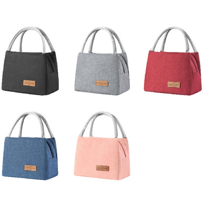 2 PCS Lunch Lunar Bag อลูมิเนียมฟิล์มหนากล่องอาหารกลางวันพกพาความจุขนาดใหญ่, Small, Large