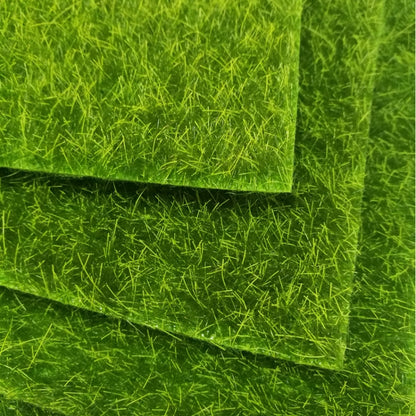 อุปกรณ์เลียนแบบบ้านของเล่นขนาดเล็ก สวน มอสเทียม สนามหญ้าเทียม, 30 x 30cm, 49 x 70cm, 15 x 15cm