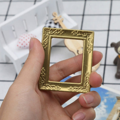 ตุ๊กตาบ้านของเล่นอุปกรณ์เสริม Miniature ตกแต่งลวดลายกรอบ