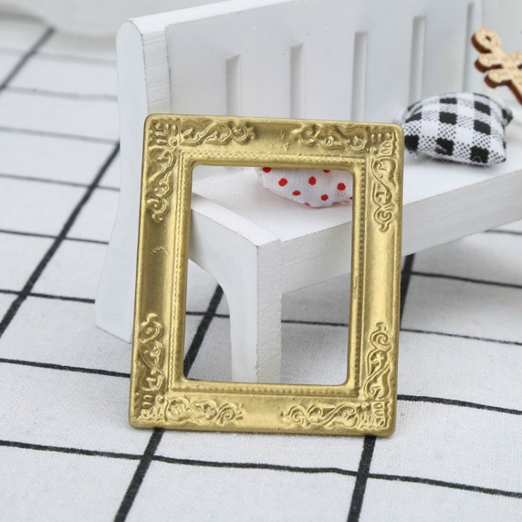 ตุ๊กตาบ้านของเล่นอุปกรณ์เสริม Miniature ตกแต่งลวดลายกรอบ