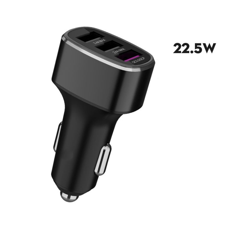 พอร์ต USB สามพอร์ตรถชาร์จเร็วสำหรับ Huawei/สำหรับ OPPO/VIVO/OnePlus และการชาร์จแฟลชอื่น ๆ, GT680 Black, GT680 Gray, GT780 Black, GT780 Gray