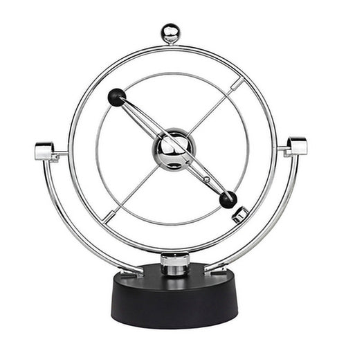H004 Earth Permanent Meter Universe Galaxy กลไก Rock Magnetic Electric Rotating Ornament, สีเงิน, สีเขียว