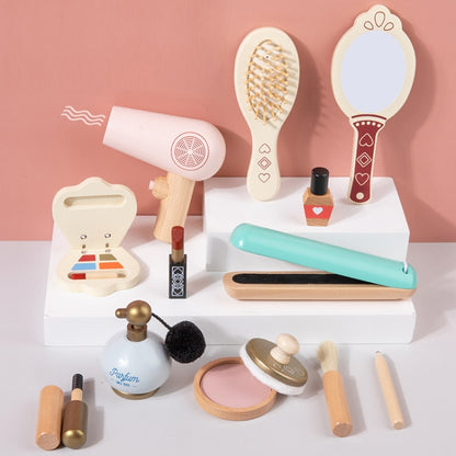 ของเล่นไม้แต่งหน้าเด็ก Pretend Play Cosmetic Set, Cosmetic Set