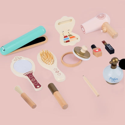 ของเล่นไม้แต่งหน้าเด็ก Pretend Play Cosmetic Set, Cosmetic Set