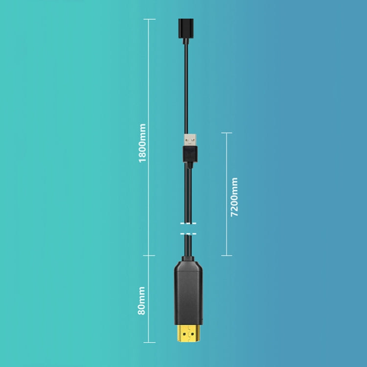 L3B Type-C USB เข้ากับการถ่ายโอนเสียงที่เข้ากันได้กับ HDMI ตัวเชื่อมต่อหน้าจอเคเบิลทีวี HD สามในหนึ่งเดียว, L3B