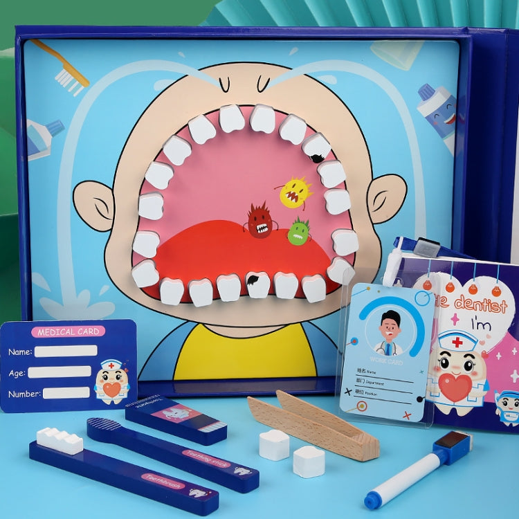 เด็กเล่นบทบาทสมมติไม้ชุดทันตแพทย์, Dentist Suit