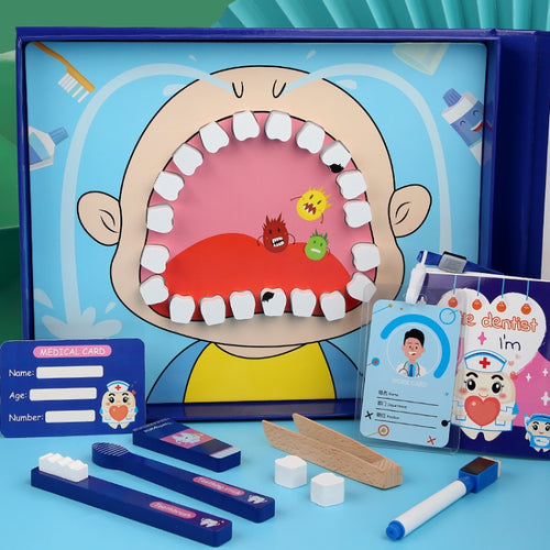 เด็กเล่นบทบาทสมมติไม้ชุดทันตแพทย์, Dentist Suit