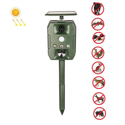 เครื่องไล่เมาส์อัลตราโซนิค เครื่องไล่สัตว์กลางแจ้งพลังงานแสงอาทิตย์, Ultrasonic  Animal Repeller