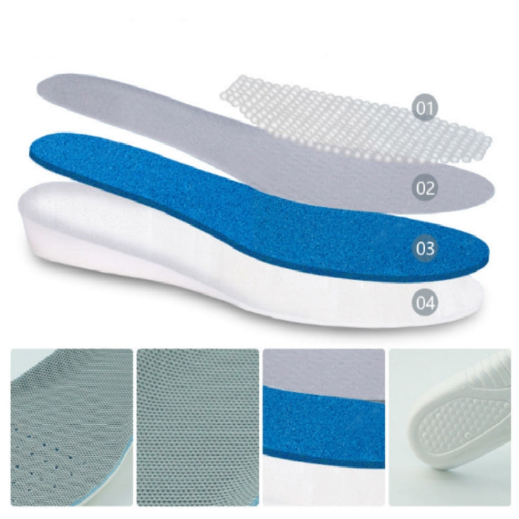 ผู้ชายและผู้หญิง Casual EVA Breathable Sports Invisible Heightened Insole, 1.5cm, 2.5cm, 3.5cm