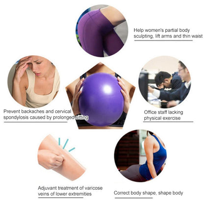 JH3152 ลูกบอลโยคะ PVC Balance Fitness Gymnastic Ball เส้นผ่านศูนย์กลาง 25 ซม