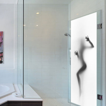 2 ชิ้น/เซ็ต Silhouette ประตู Art Decor บ้านสร้างสรรค์ DIY 3D ประตูสติกเกอร์รูปแบบสำหรับผนังห้องตกแต่งประตูบ้านตกแต่ง, 3D Door Sticker