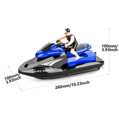 809 2.4G รีโมทคอนโทรล เครื่องยนต์ เรือเร็ว เรือยอทช์ไฟฟ้าความเร็วสูงรุ่น Children Water Toys, Specification, Single Battery (Red), Single Battery (Blue)