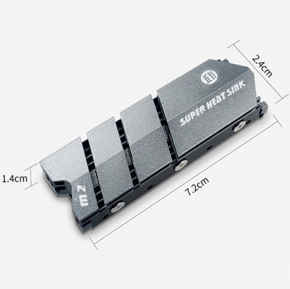 JEYI ColdFish M.2 Bearingless Hard Drive Cooler สำหรับ NVME/Ngff