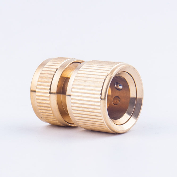 4 PCS รถล้างท่อน้ำในสวนทองแดงบริสุทธิ์ Quick Connect Water Joint, 4pcs Copper