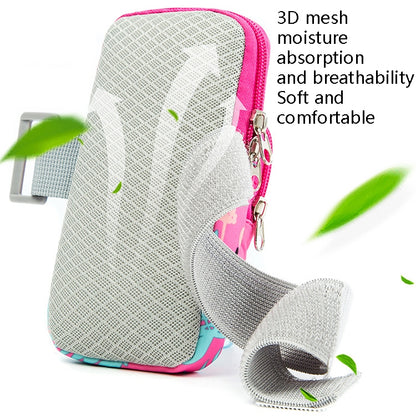 2 PCS B082 Sports Outdoor Arm Bag Mobile Phone Arm Band Running Fitness Mobile Phone Bag, Specification:, Large (Light Purple), Small (Lilac), Large (Lilac), Small (Rose Red), Large (Rose Red), Large (Light Pink), Large (Light Yellow), Large (Cyan)    ...