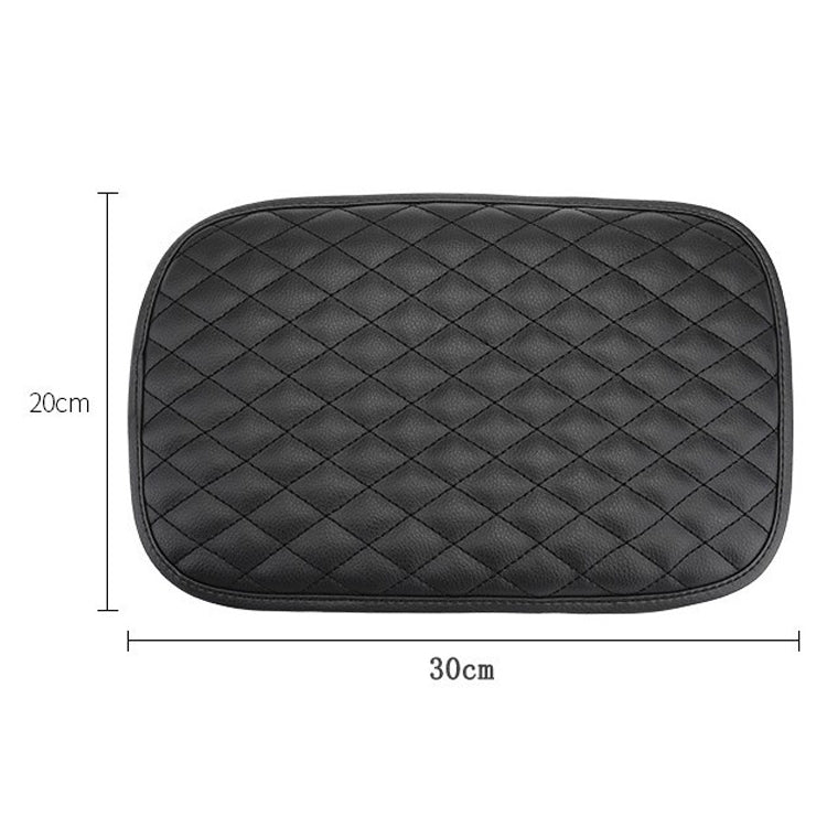 3 PCS Leather Car Universal Central Armrests Pad Anti-Slip Armrest Box Mat, Universal