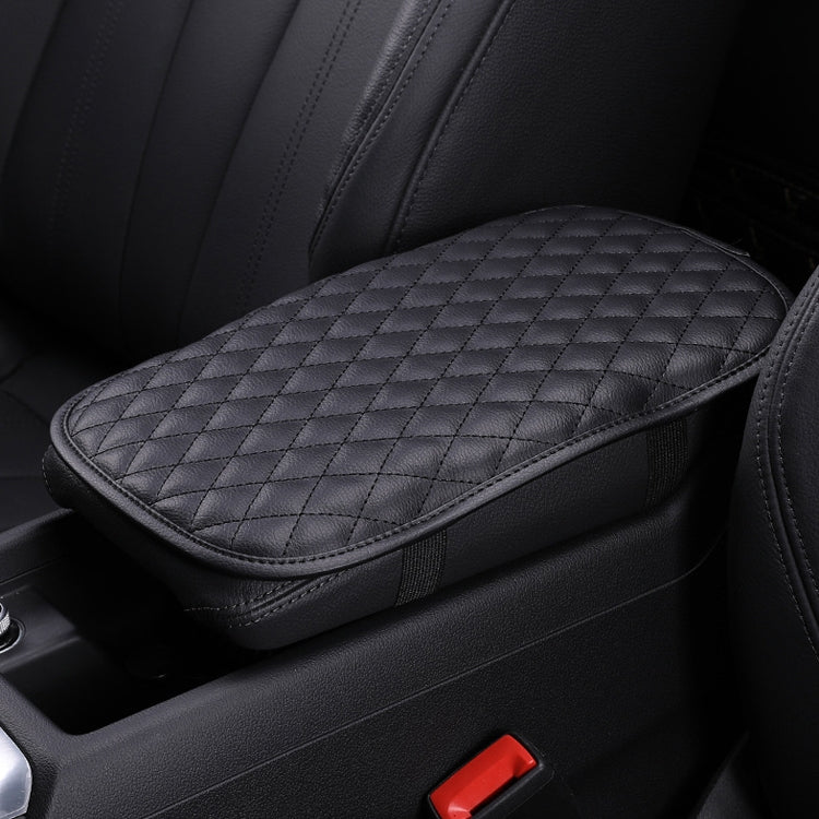 3 PCS Leather Car Universal Central Armrests Pad Anti-Slip Armrest Box Mat, Universal