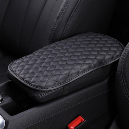 3 PCS Leather Car Universal Central Armrests Pad Anti-Slip Armrest Box Mat, Universal