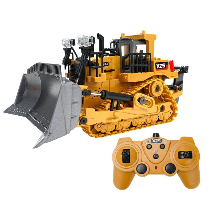 2.4G การควบคุมระยะไกลเก้าช่องตีนตะขาบ Bulldozer หนักเด็กรถขุดล้อแม็กของเล่นควบคุมระยะไกล, 1031 Alloy Excavator
