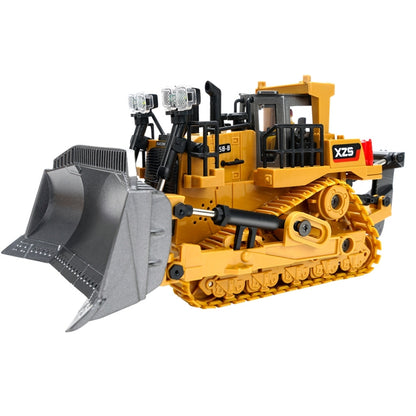 2.4G การควบคุมระยะไกลเก้าช่องตีนตะขาบ Bulldozer หนักเด็กรถขุดล้อแม็กของเล่นควบคุมระยะไกล, 1031 Alloy Excavator