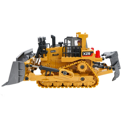 2.4G การควบคุมระยะไกลเก้าช่องตีนตะขาบ Bulldozer หนักเด็กรถขุดล้อแม็กของเล่นควบคุมระยะไกล, 1031 Alloy Excavator