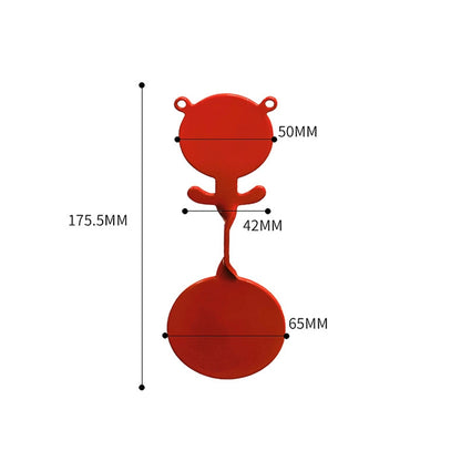 เป้าหมายการออกกำลังกาย Bear Shape Splash เป้าหมายต้นไม้ที่จับต้องได้แบบพกพา Metal Shot Target, Bear Shape
