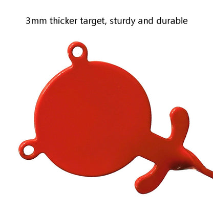 เป้าหมายการออกกำลังกาย Bear Shape Splash เป้าหมายต้นไม้ที่จับต้องได้แบบพกพา Metal Shot Target, Bear Shape