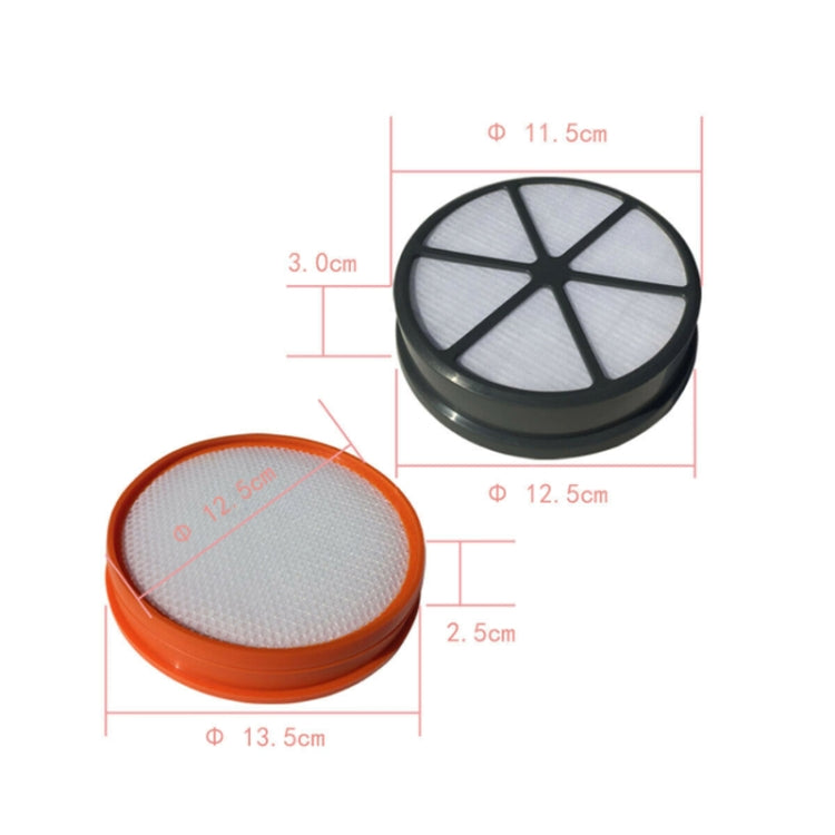 ชุดตัวกรอง HEPA มอเตอร์ด้านหน้าของเครื่องดูดฝุ่นสำหรับ Vax 90, 2 PCS/Set