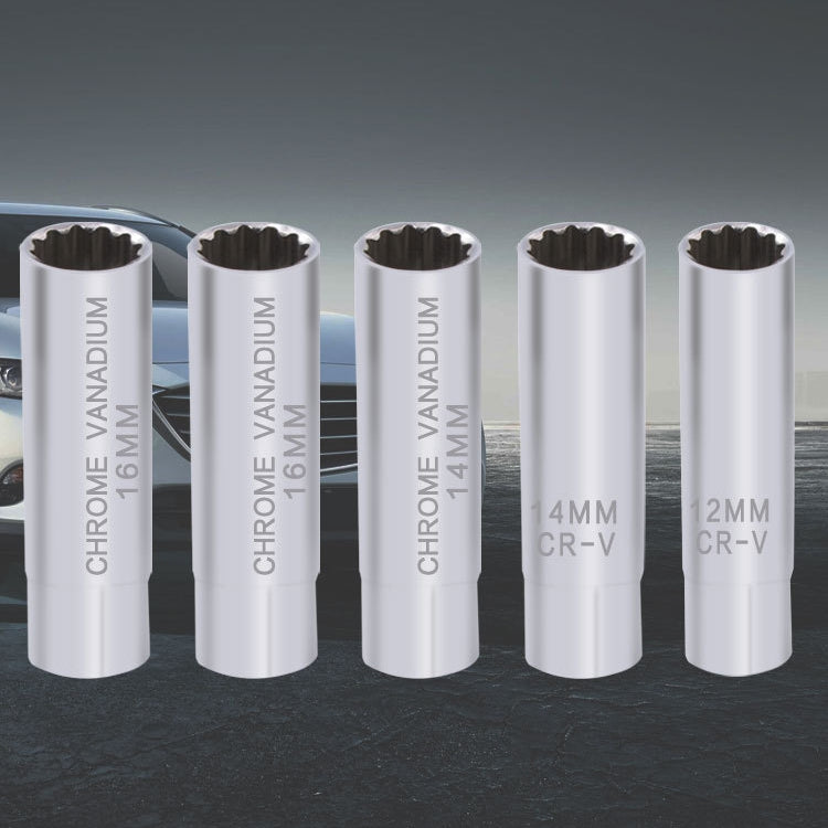 2 PCS รถ หัวเทียนแขนประแจเครื่องมือถอดชิ้นส่วนเปลวไฟบาง, ข้อมูลจำเพาะ:, 14mm (Shrapnel), 14mm (Magnetic), 16mm (Magnetic)