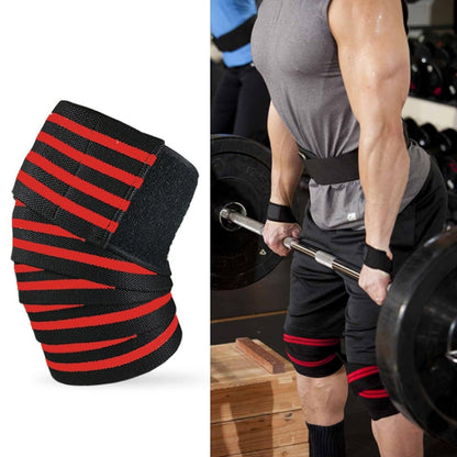 ผ้าพันแผลสี่แถบไนลอน 2 ชิ้นห่อสนับเข่ากีฬา, Nylon Knee Pads(Black Red), Nylon Knee Pads (Black Yellow), Nylon Knee Pads (Black Light Blue), Nylon Knee Pads (Black Green), Nylon Knee Pads (Black Orange), Nylon Knee Pads (Black Ash)                      ...