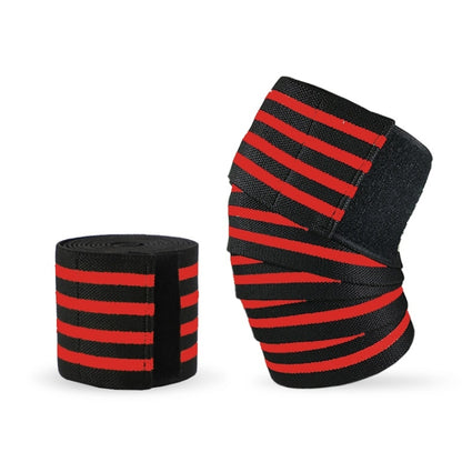 ผ้าพันแผลสี่แถบไนลอน 2 ชิ้นห่อสนับเข่ากีฬา, Nylon Knee Pads(Black Red), Nylon Knee Pads (Black Yellow), Nylon Knee Pads (Black Light Blue), Nylon Knee Pads (Black Green), Nylon Knee Pads (Black Orange), Nylon Knee Pads (Black Ash)                      ...
