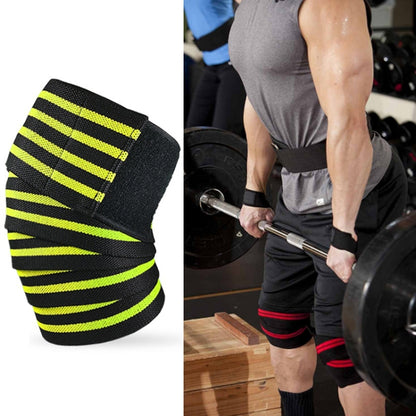 ผ้าพันแผลสี่แถบไนลอน 2 ชิ้นห่อสนับเข่ากีฬา, Nylon Knee Pads(Black Red), Nylon Knee Pads (Black Yellow), Nylon Knee Pads (Black Light Blue), Nylon Knee Pads (Black Green), Nylon Knee Pads (Black Orange), Nylon Knee Pads (Black Ash)                      ...